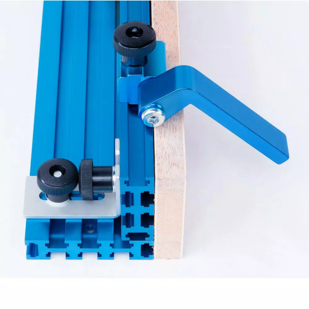 POWERTEC 24 in. Aluminum Multi T-Track Fence for Woodworking Jigs and Fixtures