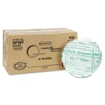 DART White Plastic Plates, 9 in., Round, 500 Per Case thumbnail 2