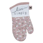 Kay Dee Lisa Audit Watercolor Floral Cotton Kitchen Textile Set - 4 Piece Blush Set thumbnail 5