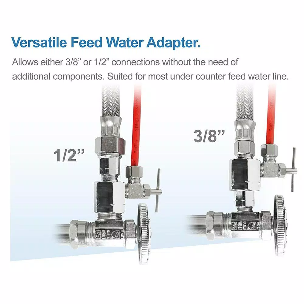 APEC Water Systems WFS-1000 3-Stage Under Counter Water Filtration System