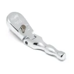 GearWrench 3/8 in. Drive 90-Tooth Stubby Flex Head Teardrop Ratchet, 5 in. thumbnail 1