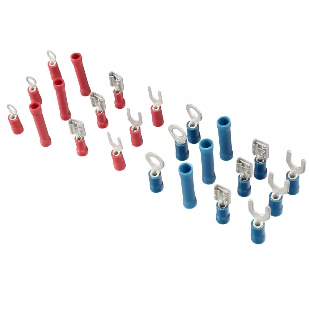 Gardner Bender Terminal and Crimping Tool Kit with 24-Piece Insulated Terminal Set