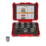 Milwaukee 1/0-750 MCM Aluminum THHN/XHHW Cable Stripper Bushing Kit with Carrying Case thumbnail 2