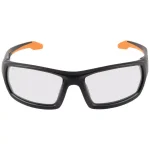 Klein Tools Professional Safety Glasses, Clear Polycarbonate Lens, Black/Orange Frame thumbnail 5