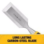 DEWALT 1-1/2 in. Wood Chisel, Carbon Steel Straight Chisel thumbnail 4