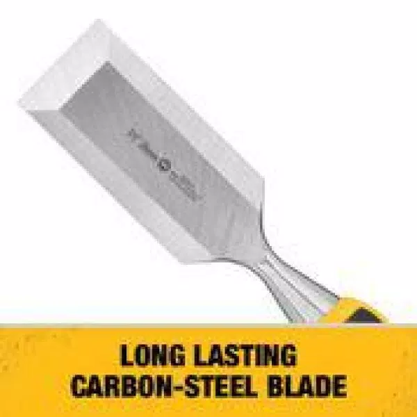 DEWALT 1-1/2 in. Wood Chisel, Carbon Steel Straight Chisel