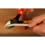 Wiha 8 in. Insulated High Leverage Diagonal Cutters, 1000V VDE Certified thumbnail 7