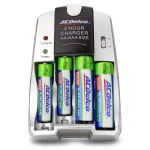 ACDelco AA/AAA NiMH Rechargeable Fast Charger Kit with 4 AA Batteries thumbnail 3