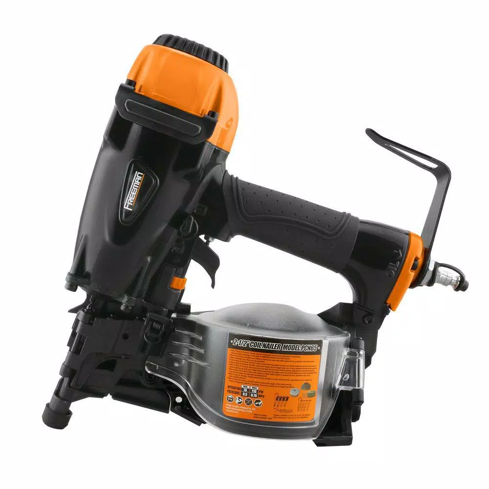 Freeman Pneumatic Framing and Coil Siding Nailer Combo Kit with Storage Case