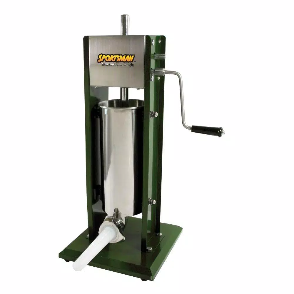 Sportsman Series Vertical Sausage Stuffer with 11 lb. Capacity and 3 Funnels