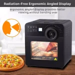 Geek Chef 1700W 15 Qt. Large Capacity Air Fryer with Rotisserie and 16 Preset Modes, Black thumbnail 2