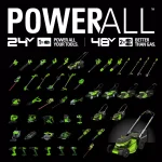 Greenworks 24V Cordless Handheld Blower and Vacuum, 90 MPH, 180 CFM, Tool Only thumbnail 2