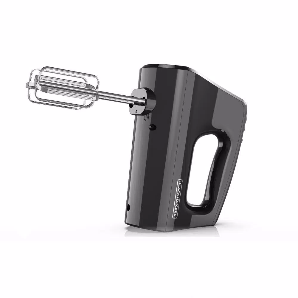 BLACK+DECKER 5-Speed Hand Mixer with Turbo Boost, Black