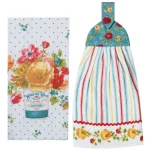 Kay Dee Lisa Audit Country Cotton Fresh Kitchen Textile Set of 4 - Floral Watercolor Design thumbnail 3