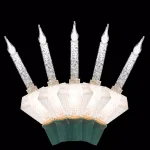 Brite Star 7-Light Clear and Silver Glitter Bubble Lights, Incandescent String Lights thumbnail 1
