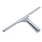 Ettore 12 in. Professional Stainless Steel Window Squeegee with Replaceable Rubber Blade thumbnail 1