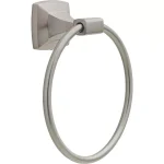 Delta Portwood Brushed Nickel Towel Ring with SpotShield Technology thumbnail 1