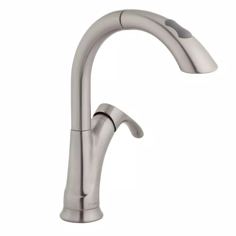 Glacier Bay Ginger Single-Handle Pull-Down Kitchen Faucet, Brushed Nickel