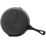 Crock-Pot Crock Pot Artisan 8 in. Cast Iron Skillet with Pour Spout, Flat Black thumbnail 4