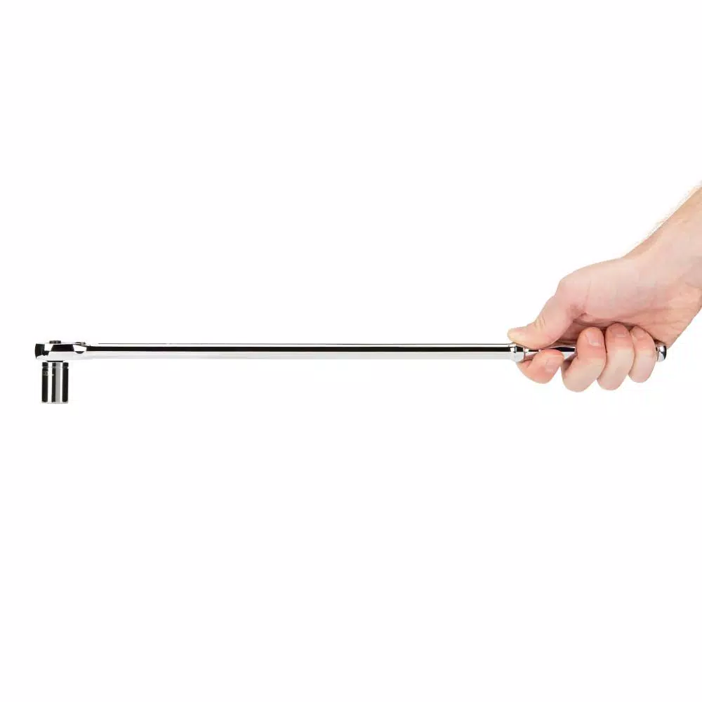 Tekton 3/8 in. Drive x 18 in. Quick-Release Ratchet, 90-Tooth Ultra-Compact Head