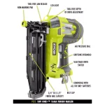 RYOBI 18V ONE+ AirStrike 18-Gauge Brad Nailer and 16-Gauge Finish Nailer 2-Tool Combo Kit thumbnail 4