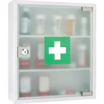 BARSKA Standard Medical Cabinet First Aid Kit with 3 Shelves and Magnetic Dry Erase Pad thumbnail 3
