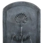Sunnydaze Decor Seaside Lead Electric Powered Outdoor Wall Fountain, Coastal Shell Design thumbnail 5