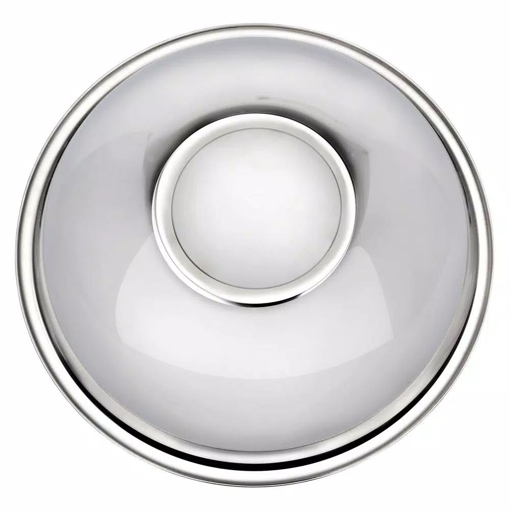 Unbranded 4.6 Qt. Stainless Steel Mixing Bowl with Extended Rim, 13.25 in. Diameter