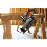 RIDGID 15 Amp 7-1/4 in. THRUCOOL Worm Drive Circular Saw thumbnail 7