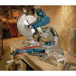 Bosch 12 in. 15 Amp Dual-Bevel Sliding Glide Miter Saw with 60 Tooth Blade thumbnail 15