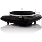 Ovente 1000W Single Burner Hot Plate, 7-in. Cast-Iron Infrared Ceramic Glass Electric Burner with Temperature Control thumbnail 8
