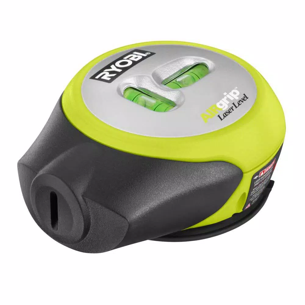 RYOBI AIRGrip Compact Laser Level, Red Beam, 20 ft. Range