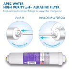 APEC Water Systems Ultimate 10 in. Calcium Carbonate Alkaline Filter Kit with 3/8 in. Quick Connect thumbnail 3
