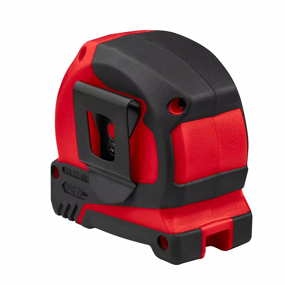 Milwaukee 25 ft. Compact Tape Measure with Engineer Scale and Nylon Blade Protection