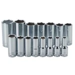 DEWALT 15-Piece 3/8 in. Drive Deep Metric Socket Set thumbnail 3