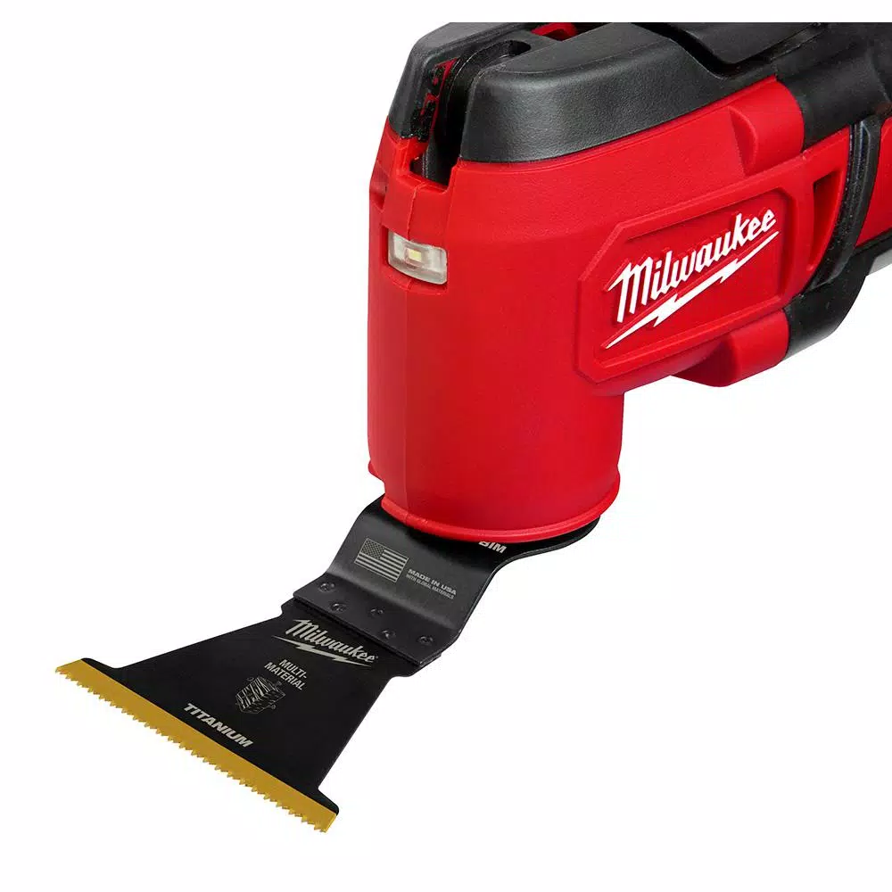 Milwaukee 2-1/2 in. Titanium Bi-Metal Universal Fit Oscillating Multi-Tool Blade
