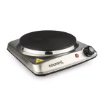 Courant 1000W Portable Single Burner Stainless Steel Hot Plate with 6.1 in. Cast Iron Plate thumbnail 4