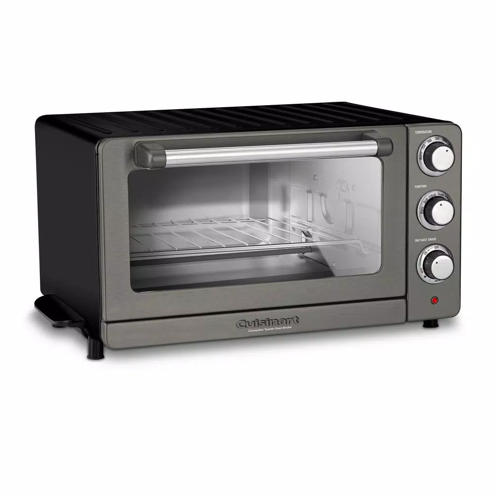 Cuisinart CounterPro 6-Slice Black Stainless Steel Convection Toaster Oven Broiler, 1500W