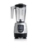 Omega 1 HP 2-Speed Silver Blender with 48 oz. Tritan Container thumbnail 1