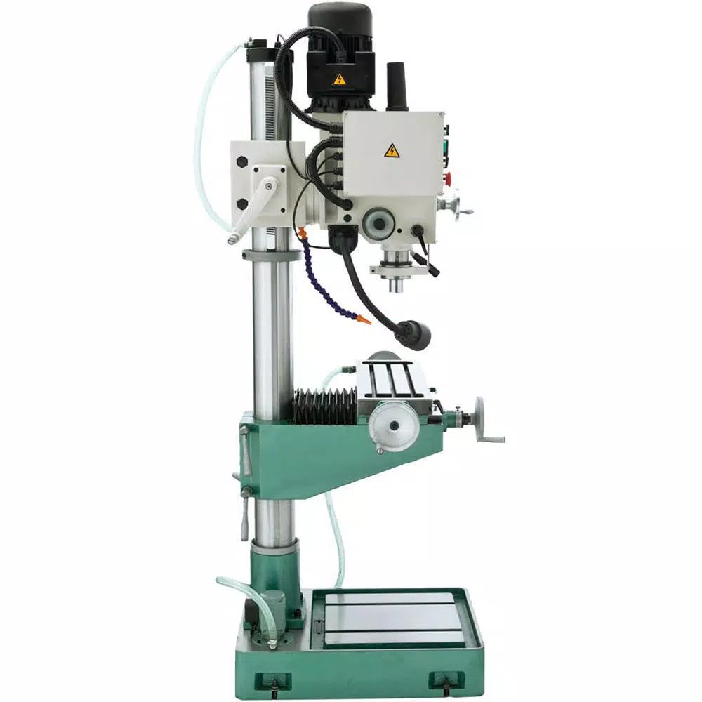 Grizzly Industrial Heavy-Duty Industrial Drill Press with 1-1/4 in. Chuck and 6-Speed Gear-Head Spindle