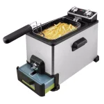 Kalorik XL Deep Fryer with Oil Filtration System, 4.2 Qt. Stainless Steel thumbnail 3