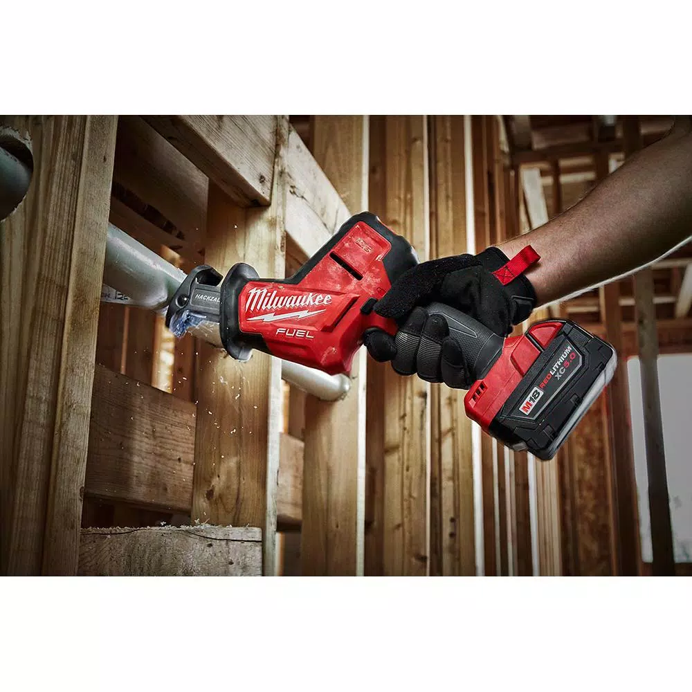 Milwaukee M18 FUEL 3-Tool Combo Kit: HACKZALL Reciprocating Saw, Circular Saw & Grinder