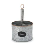 MIND READER Silver Metal 4 Section Utensil Caddy & Cutlery Holder thumbnail 1