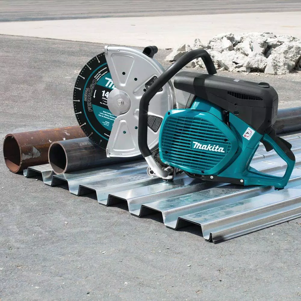 Makita 14 in. 76 cc 4-Stroke Gas Saw Bundle with HR2661 Rotary Hammer & HEPA Dust Extractor
