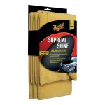 Meguiar's Supreme Shine Microfiber Towel (3-Pack) - Ultra Plush Buffing Towels thumbnail 1