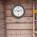 La Crosse Technology La Crosse Clock Company 18 in. Hamilton Metal Analog Quartz Indoor/Outdoor Wall Clock thumbnail 5