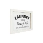 3R Studios Laundry Sorting Through Life One Load at a Time Wood Sign - White Decorative Wall Decor thumbnail 2