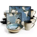 GIBSON elite The Gibson Bloomington 16-Piece Stoneware Dinnerware Set, Service for 4 thumbnail 1