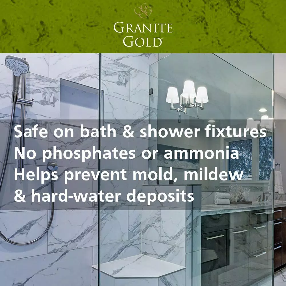 Granite Gold Professional Strength 24 oz. Natural Stone Shower and Bath Cleaner