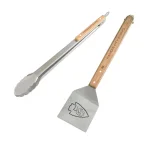 sportsvault The Sports Vault Kansas City Chiefs 2-Piece BBQ Utensil Set thumbnail 1